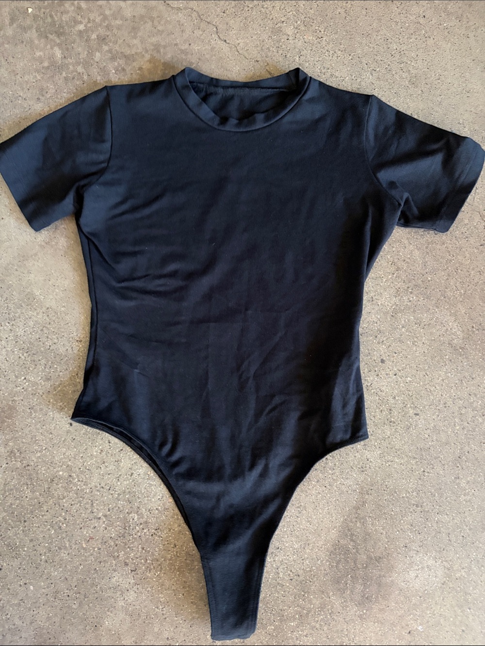 Los Angeles Apparel Black Short-Sleeve shirt  Bodysuit